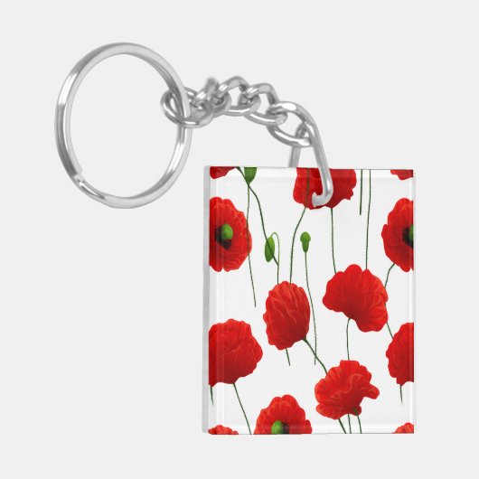 papaver sleutelhanger (Voorkant Links)