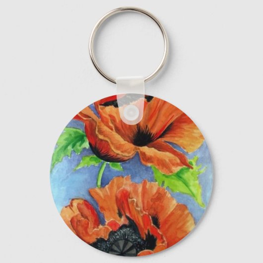 papaver sleutelhanger (Voorkant)