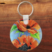 papaver sleutelhanger (Voorkant)