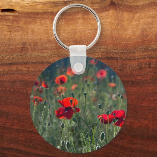 papaver sleutelhanger (Voorkant)
