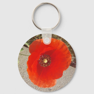 Papaver Sleutelhanger
