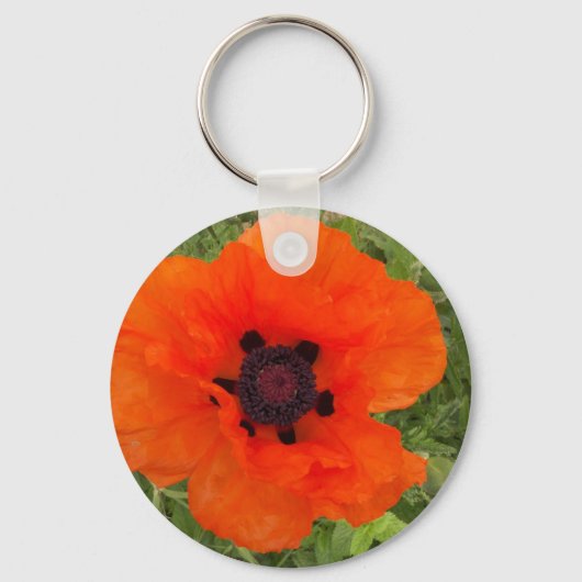 papaver sleutelhanger (Voorkant)