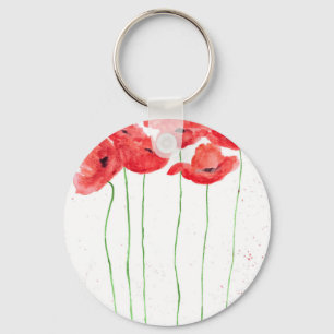 papaver sleutelhanger