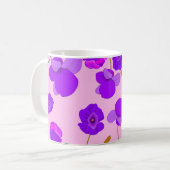 Papaver somniferum Lila Koffiemok (Voorkant links)