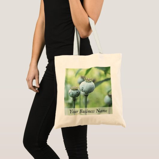 Papaver Somniferum Seed Head Tote Bag (Voorkant (product))