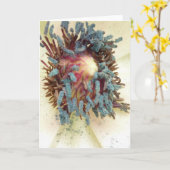 Papaver Stamens Kaart (Gele Bloem)