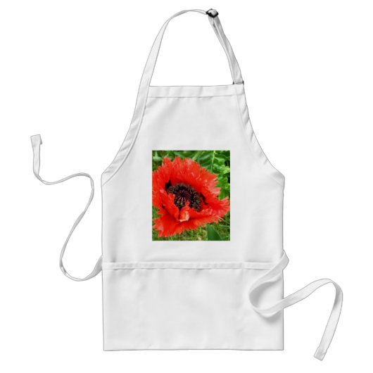 Papaver Standaard Schort (Voorkant)