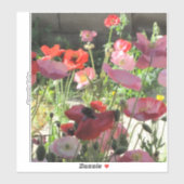 papaver sticker (Vel)