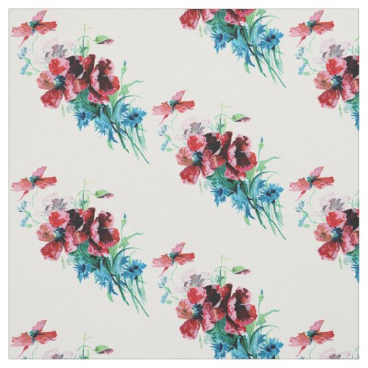 papaver stof (Swatch)