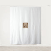 Papaver symboliseert het verval van de beschaving wandkleed (Voorkant)