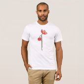 papaver t-shirt (Voorkant volledig)