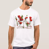 papaver t-shirt (Voorkant)