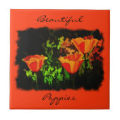 papaver tegeltje (Voorkant)