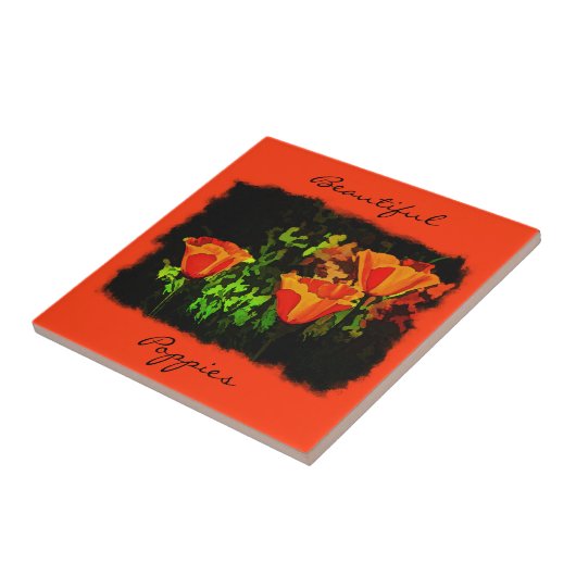 papaver tegeltje (Zijkant)