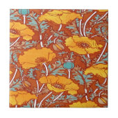  papaver tegeltje (Voorkant)