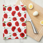 papaver theedoek (Quarter Fold)