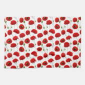 papaver theedoek (Horizontaal)