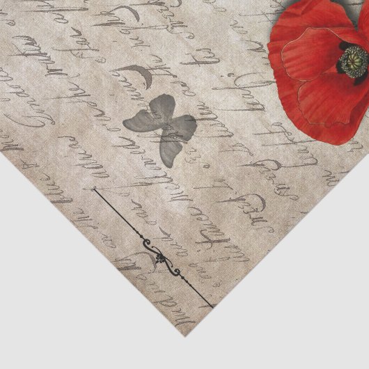 papaver tissuepapier (Detail)