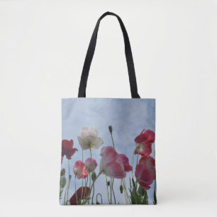 papaver tote bag