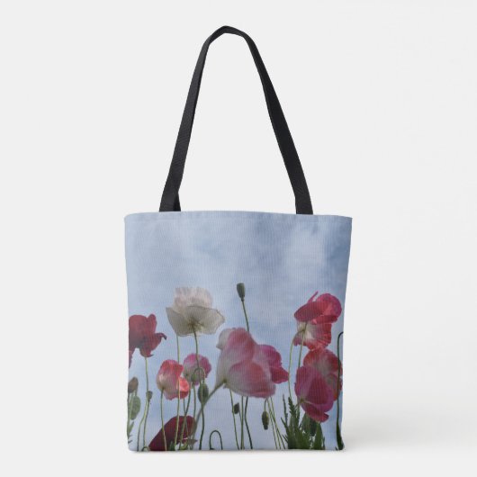 papaver tote bag (Achterkant)