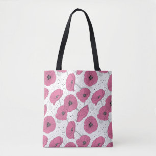 papaver tote bag