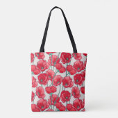 papaver tote bag (Achterkant)