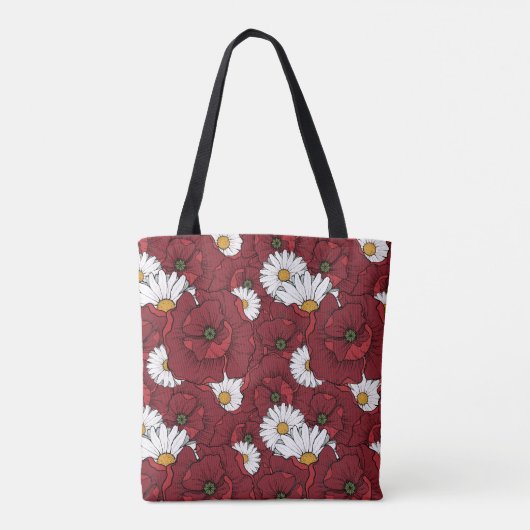 papaver tote bag (Achterkant)
