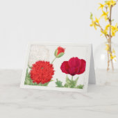 Papaver van Tanigami Konan Kaart (Gele Bloem)