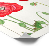 Papaver van Tanigami Konan Poster (Hoek)