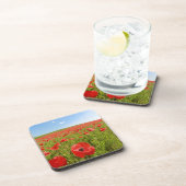 Papaver veld - Verbluffend! Drankjes Onderzetter (Rechterzijde)