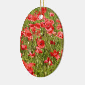 Papaver veld - Verbluffend! Keramisch Ornament (Links)