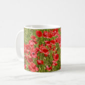 Papaver veld - Verbluffend! Koffiemok (Voorkant links)