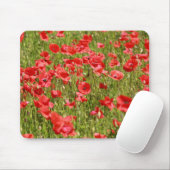 Papaver veld - Verbluffend! Muismat (Met muis)