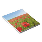 Papaver veld - Verbluffend! Notitieblok (Schuin)