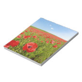 Papaver veld - Verbluffend! Notitieblok (Linkerzijde)