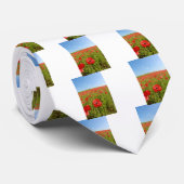 Papaver veld - Verbluffend! Stropdas (Opgerold)