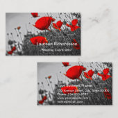 papaver visitekaartje (Voorkant / Achterkant)