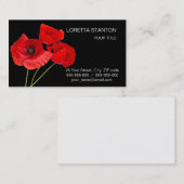 papaver visitekaartje (Voorkant / Achterkant)