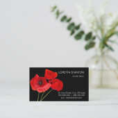 papaver visitekaartje (Staand voorkant)