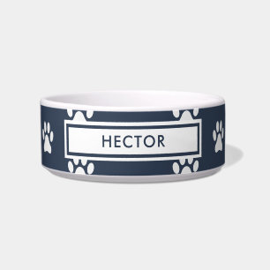 papaver voor moderne marineblauw voerbakje