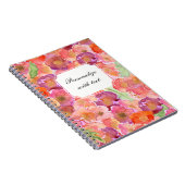  papaver Waterverf Notitieboek (Rechterzijde)