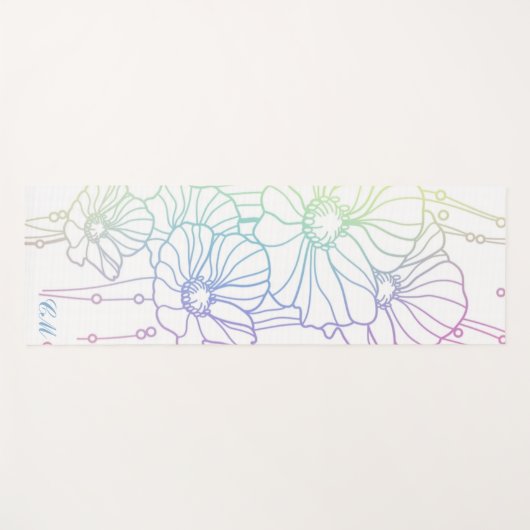 papaver yogamat (Voorkant (horizontaal))