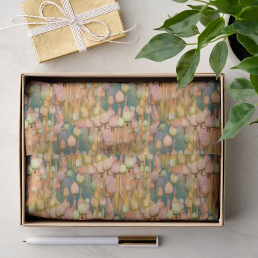 Papaver Zakjes Behang Tissuepapier (Geschenk)