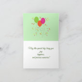 papaverbloem, bloem kaart (Binnen)