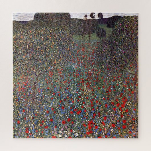 Papaverbloem, Gustav Klimt Legpuzzel (Verticaal)