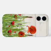 Papaverbloem in gras Case-Mate iPhone case (Achterkant (horizontaal))