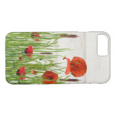 Papaverbloem in gras Case-Mate iPhone case (Achterkant (Horizontaal))