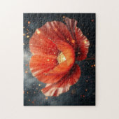 Papaverbloem magie legpuzzel (Verticaal)