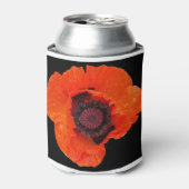 papaverbloem na regenval blikjeskoeler (Blikje Voorkant)