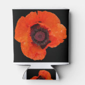 papaverbloem na regenval blikjeskoeler (Achterkant)